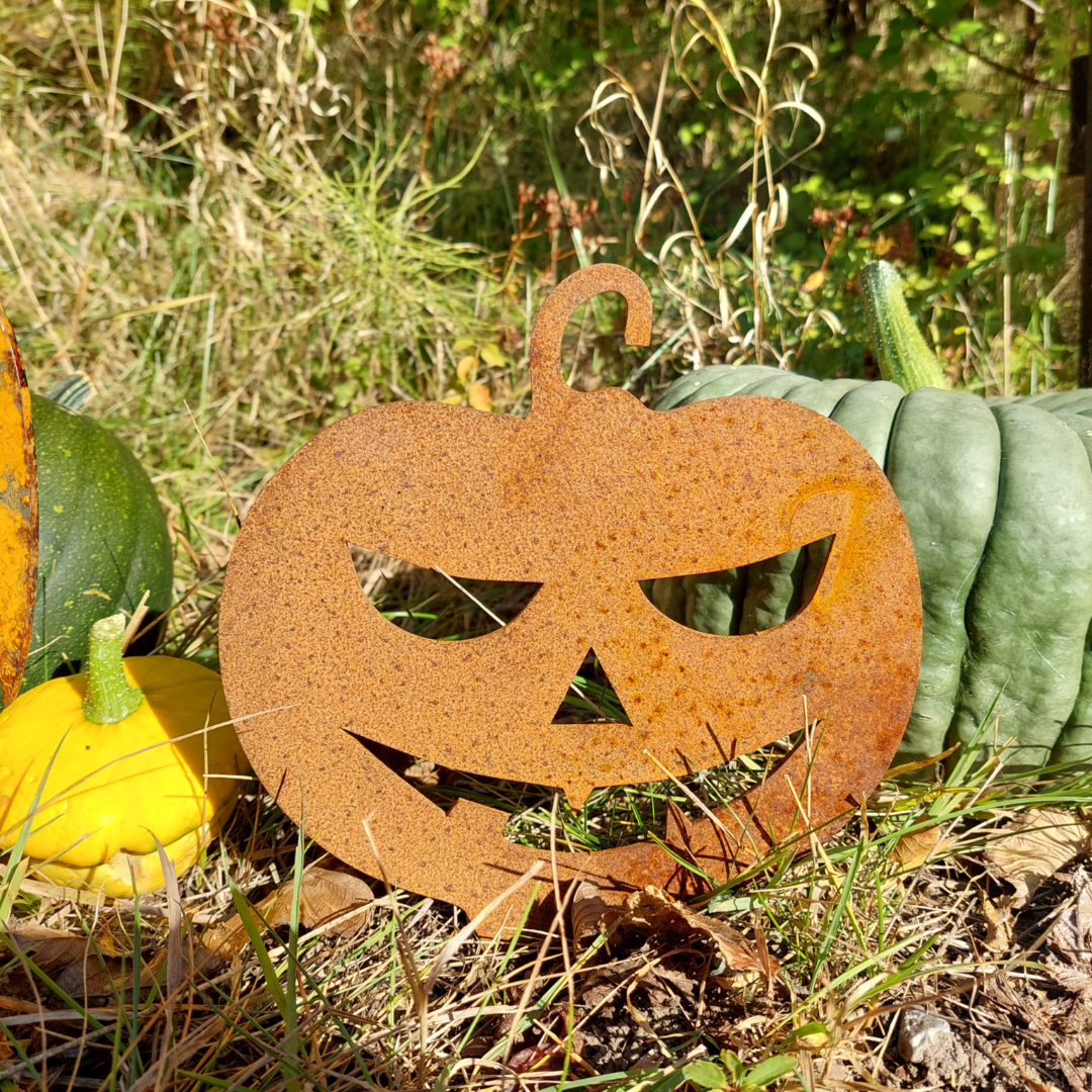 Figur i jern - Græskar med skæv tand